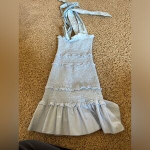 Blue dress